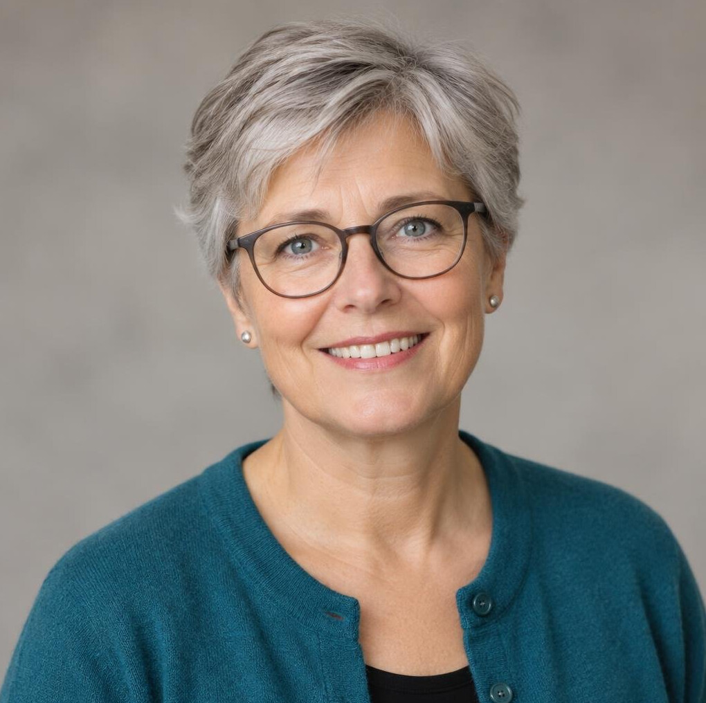 Portrait of a senior Danish female heritage storyteller
